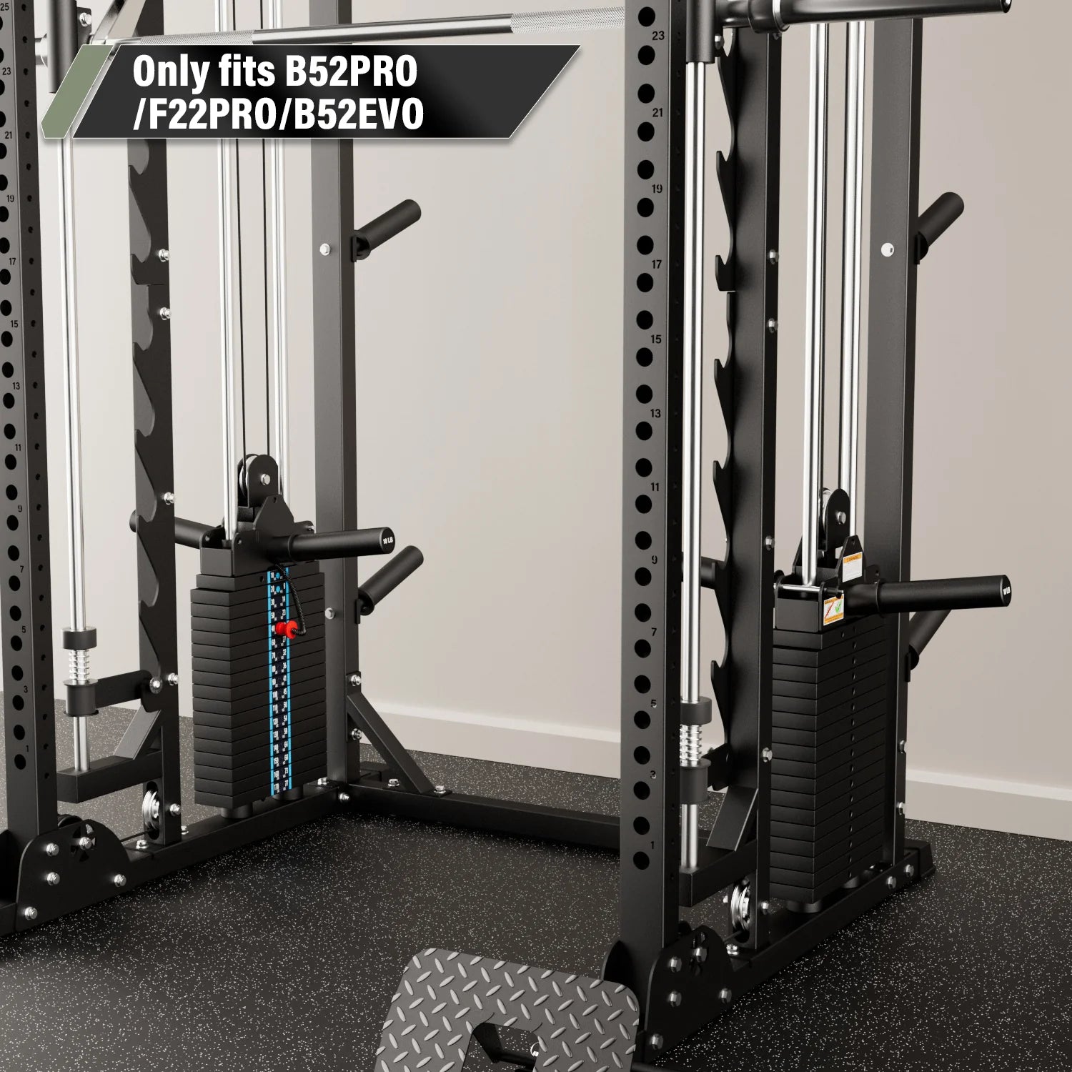 Major Fitness WSPE2 Weight Stack Pin Extender (Pair) Black