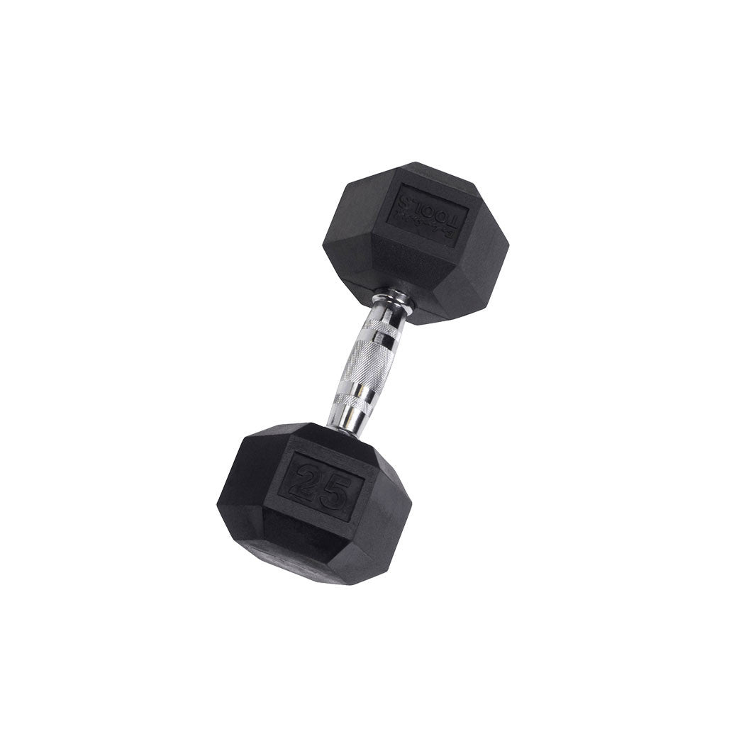 Body Solid SDR Rubber Hex Dumbbells