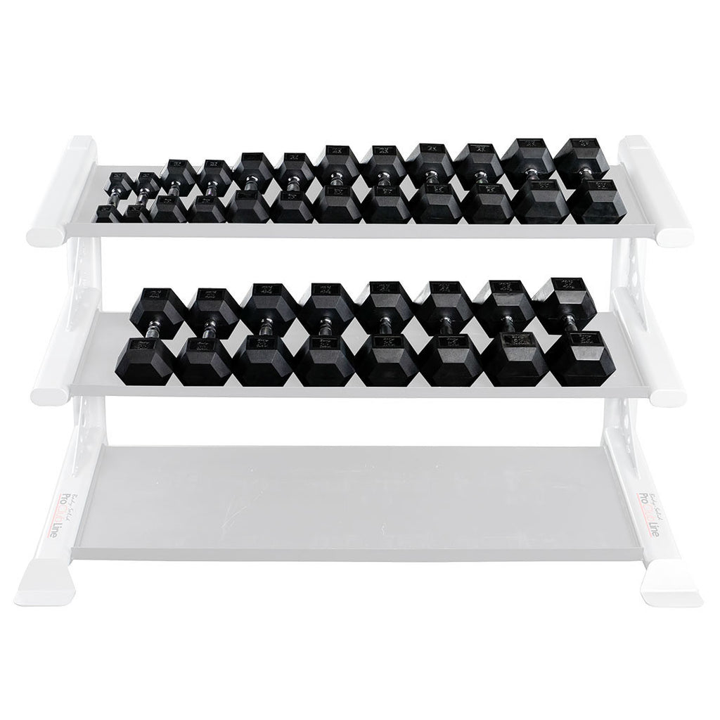 Body Solid SDR Rubber Hex Dumbbells