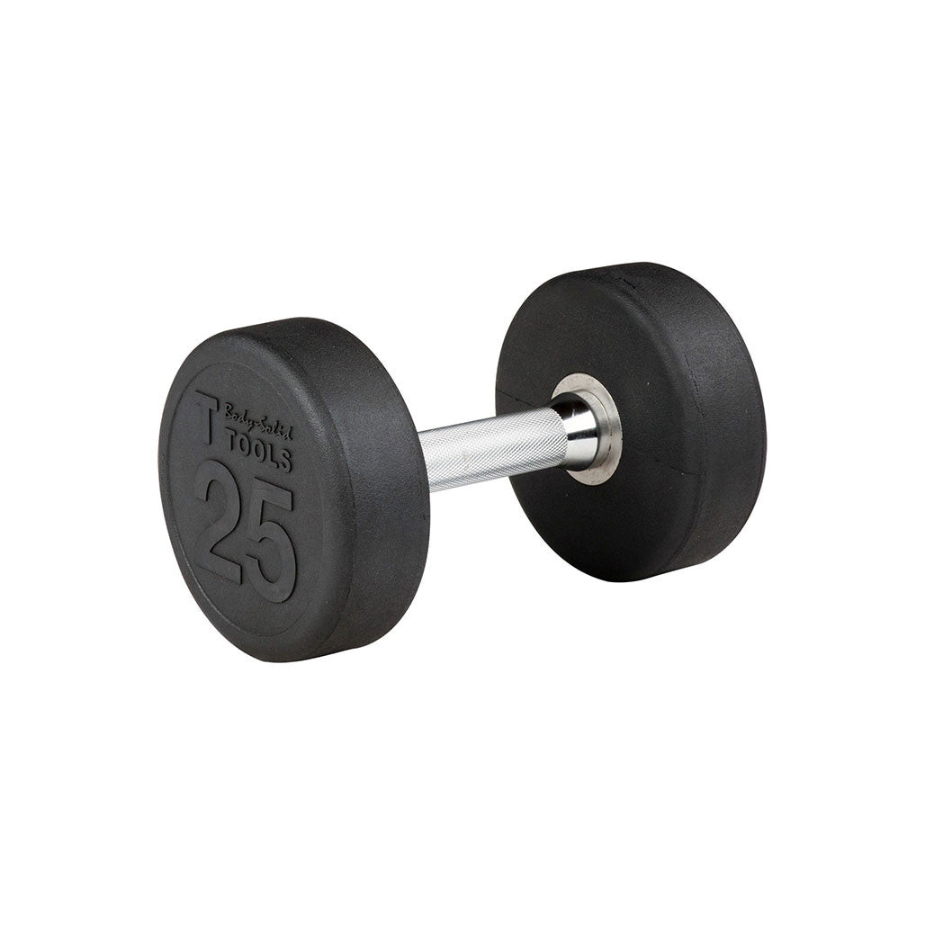 Body Solid SDP Round Rubber Dumbbell