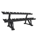 TKO 7051B-BK 10 Pair Dumbbell Rack