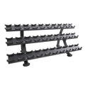 TKO 7052B-BK 15 Pair Dumbbell Rack