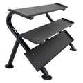 TKO 890HDR-BK 3-Tier Horizontal Dumbbell Rack