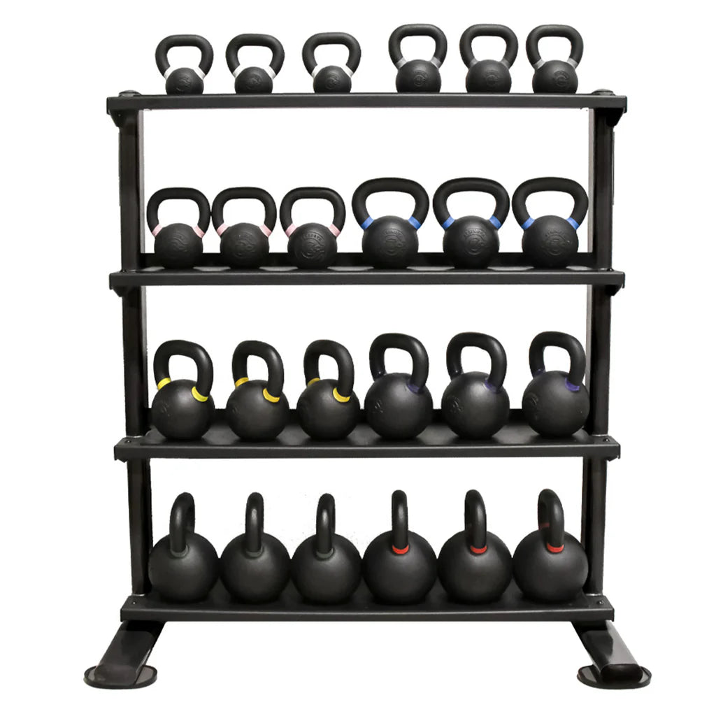 TKO 895KR-4B 4-Tier Kettlebell Rack