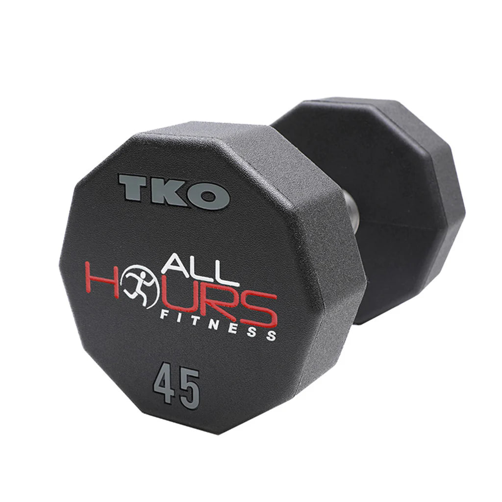 TKO C830TU Custom Ten-Sided Urethane Dumbbells