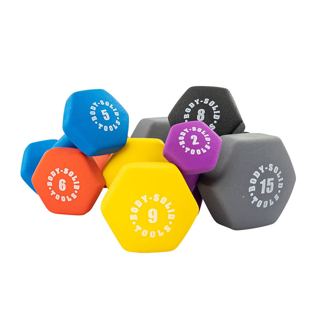 Body Solid BSTND Dumbbells Neoprene