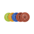 CGWP320 320LB [10lbx2/25lbx2/35lbx2/45lbx4] Multi-Color Color Grip Low Bounce Bumper Plates