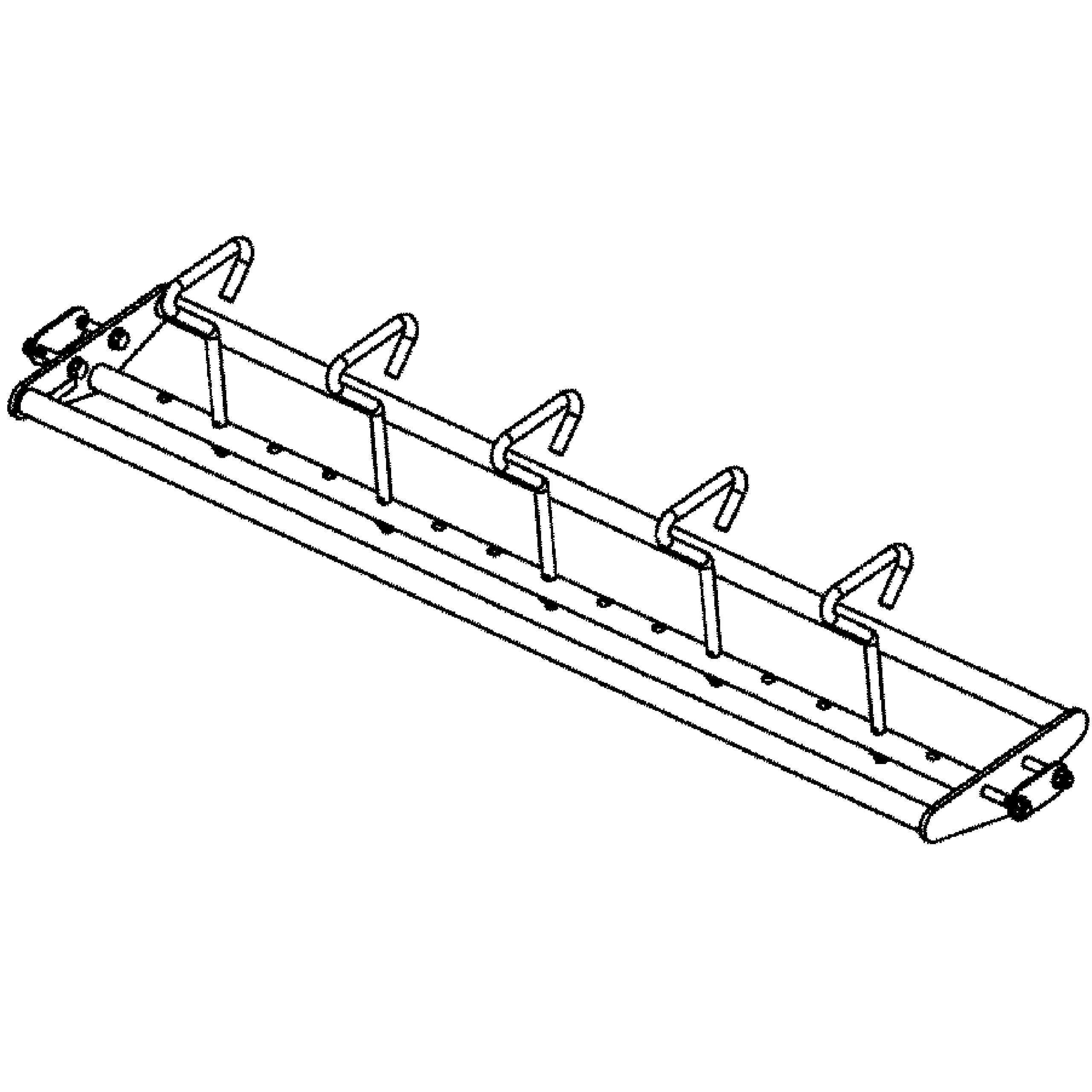 BODYCRAFT 60" Plate Rack F540 Dumbbell Rack