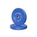 Major Fitness CGWP35 35LB Pair Blue Color Grip Low Bounce Bumper Plates
