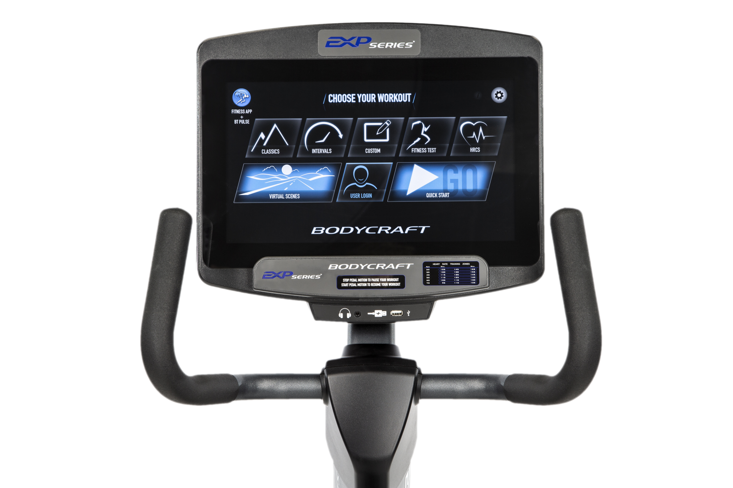 BODYCRAFT R1100 Recumbent Bike w/16" Touch Screen