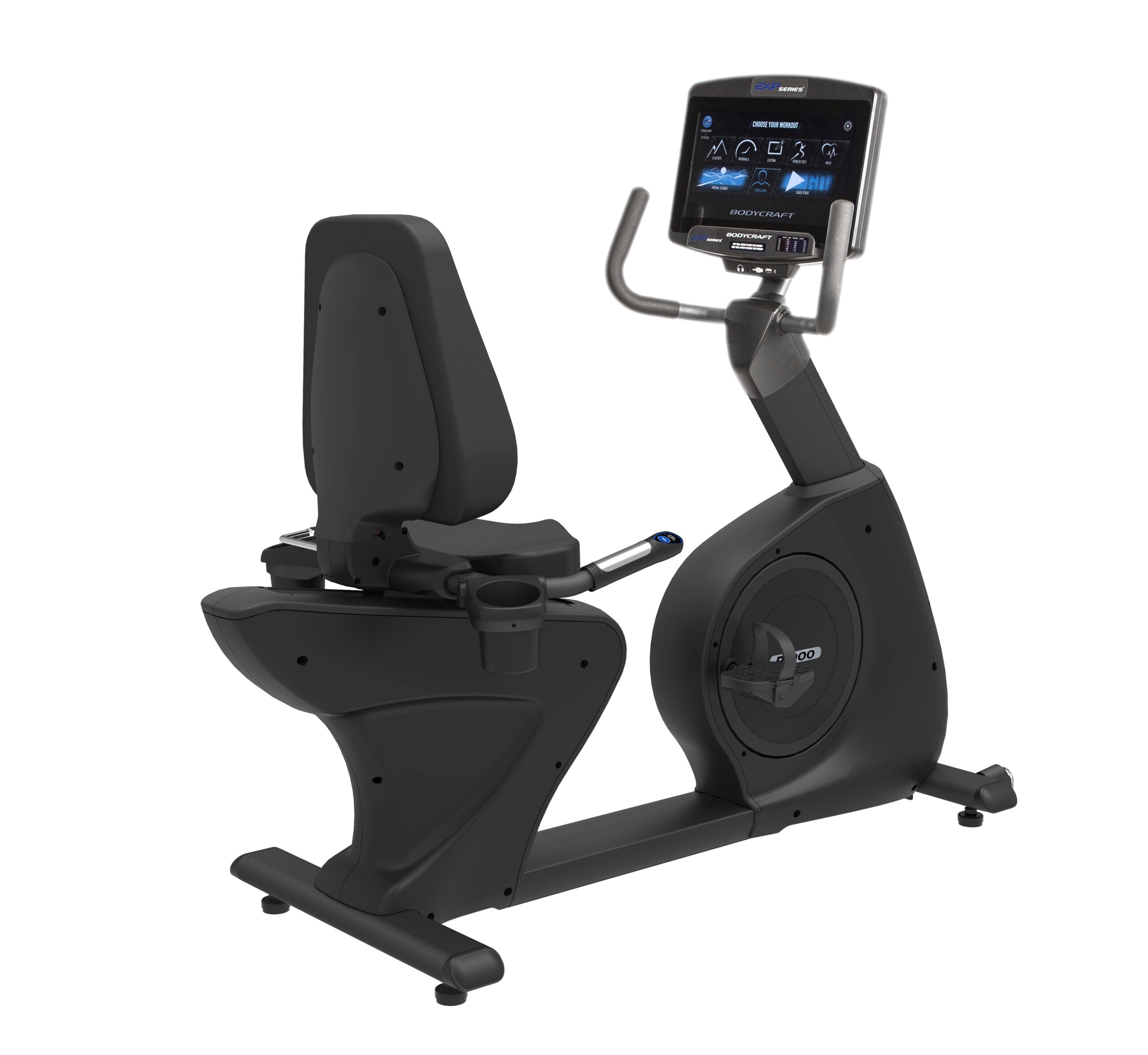 BODYCRAFT R1100 Recumbent Bike w/16" Touch Screen