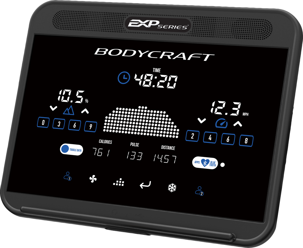BODYCRAFT T1200 Treadmill w/WLED Display