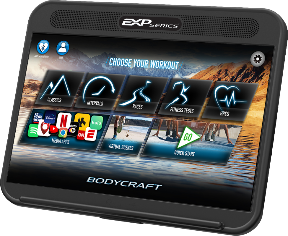 BODYCRAFT T900 Treadmill w/19" Touch Screen Display