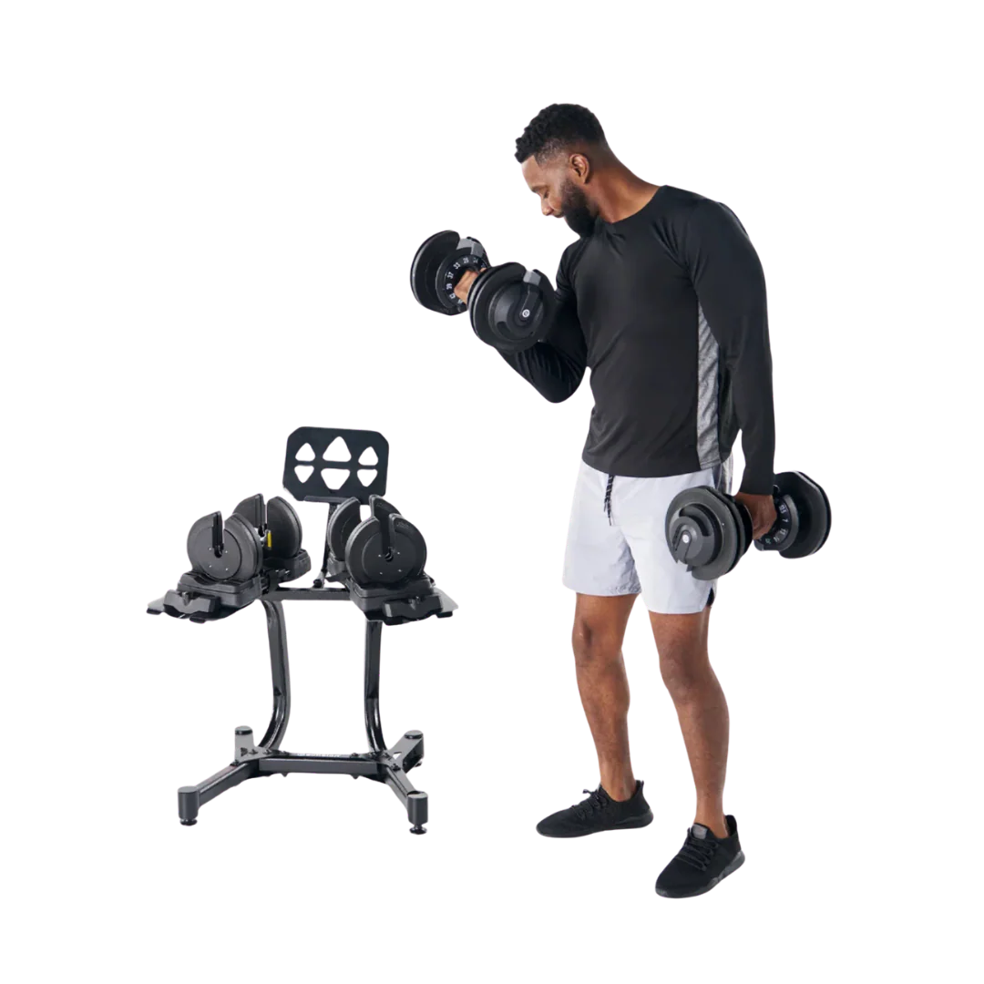 Echelon Strength Multi-Functional Dumbbells & Stand