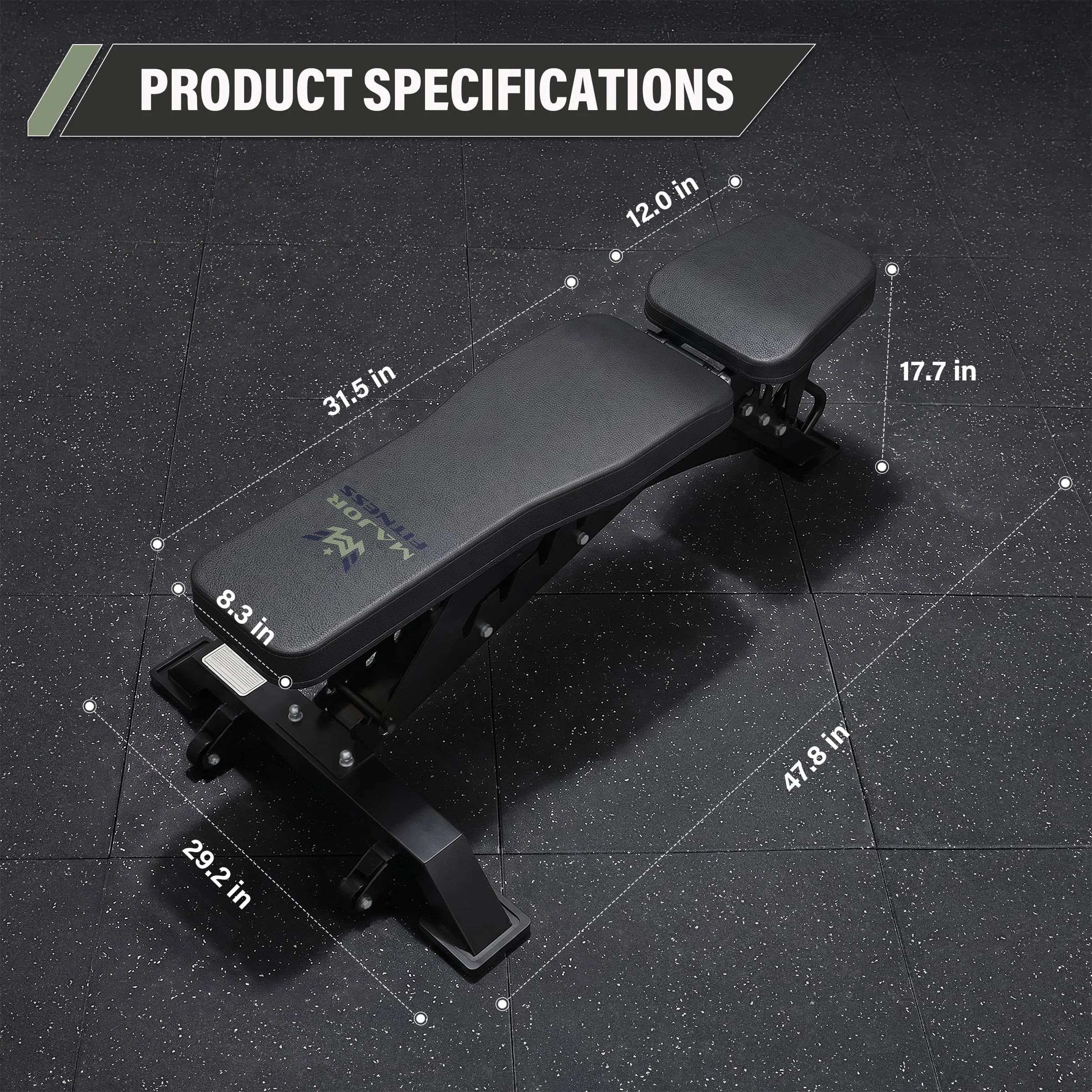 Major Fitness PLT01BL Bench