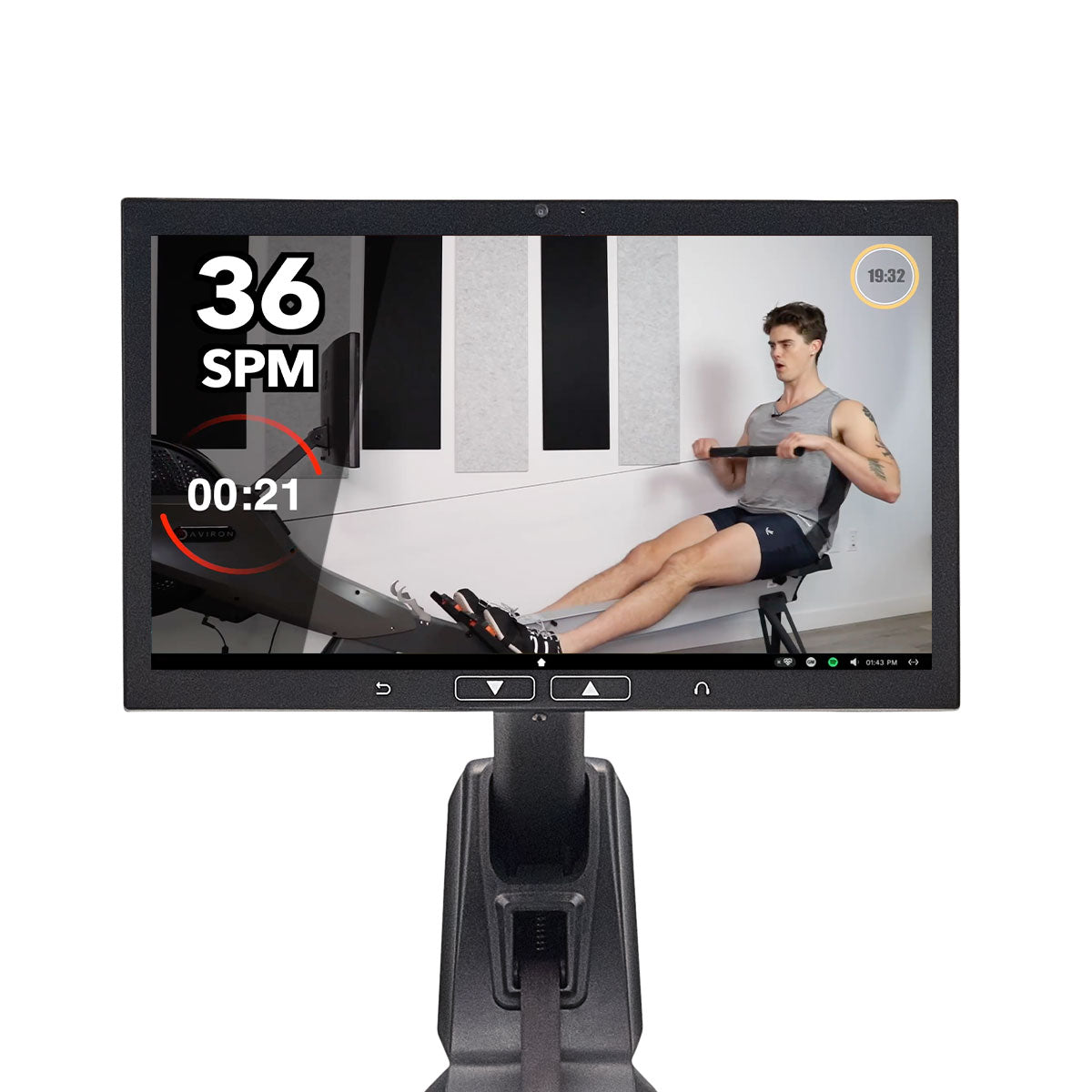 Aviron Strong Rower w/ 22" HD Touchscreen*