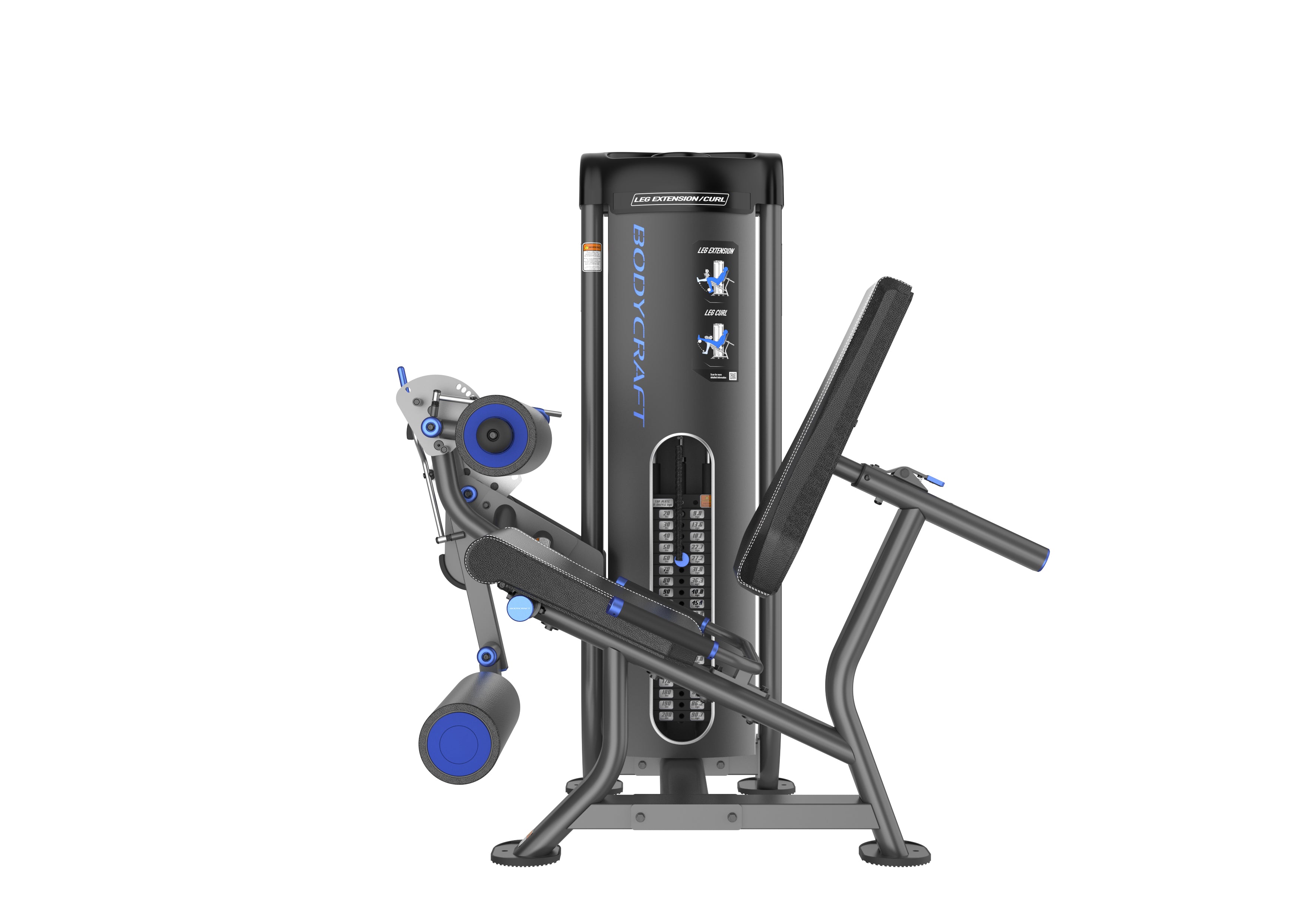 BODYCRAFT Seated Leg Ext / Leg Curl DEC-200