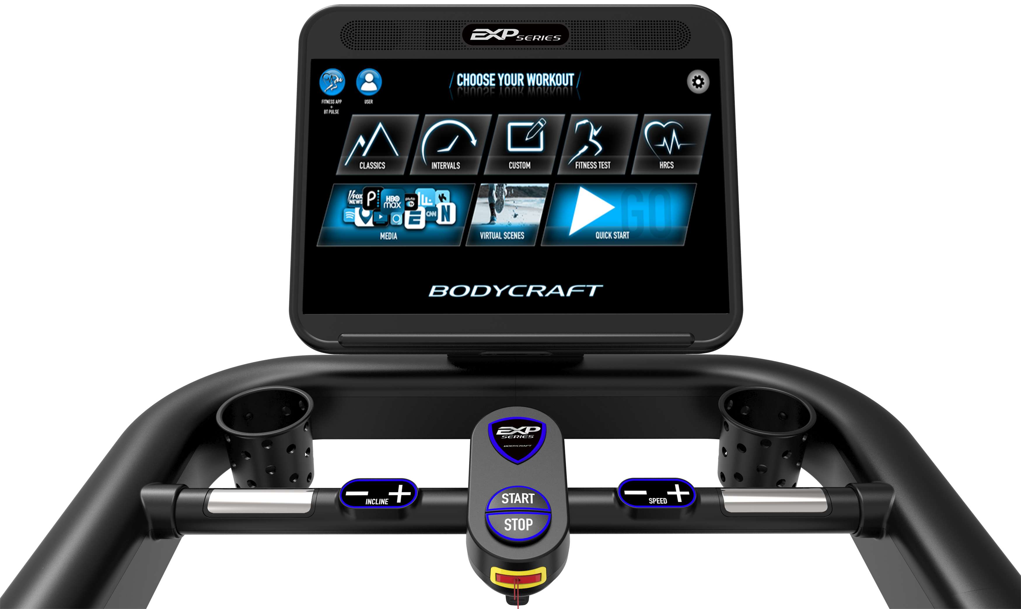 BODYCRAFT T1100 Treadmill w/19" Touch Screen Display