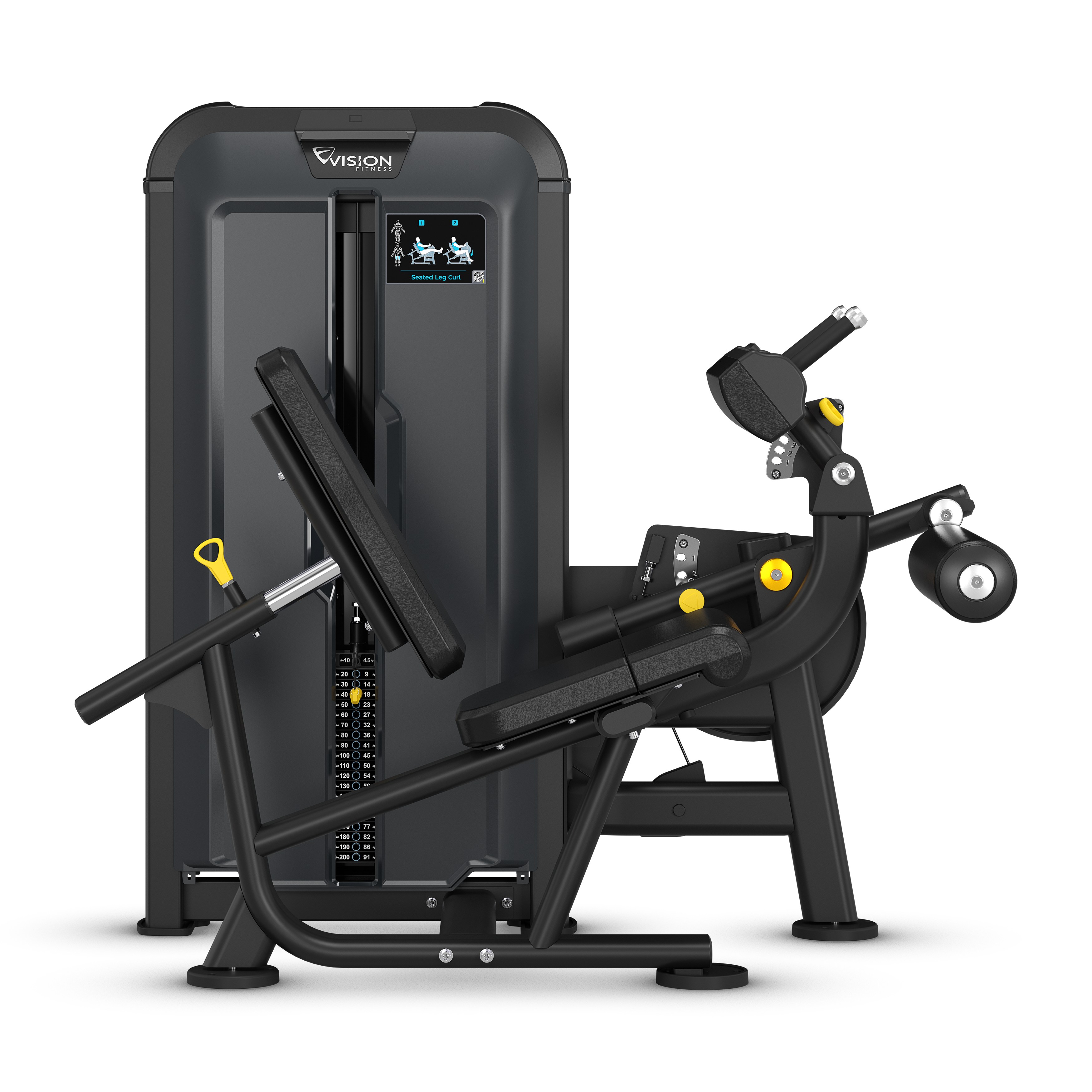 Vision V-KEY-SL-72-K1 Seated Leg Curl with IW