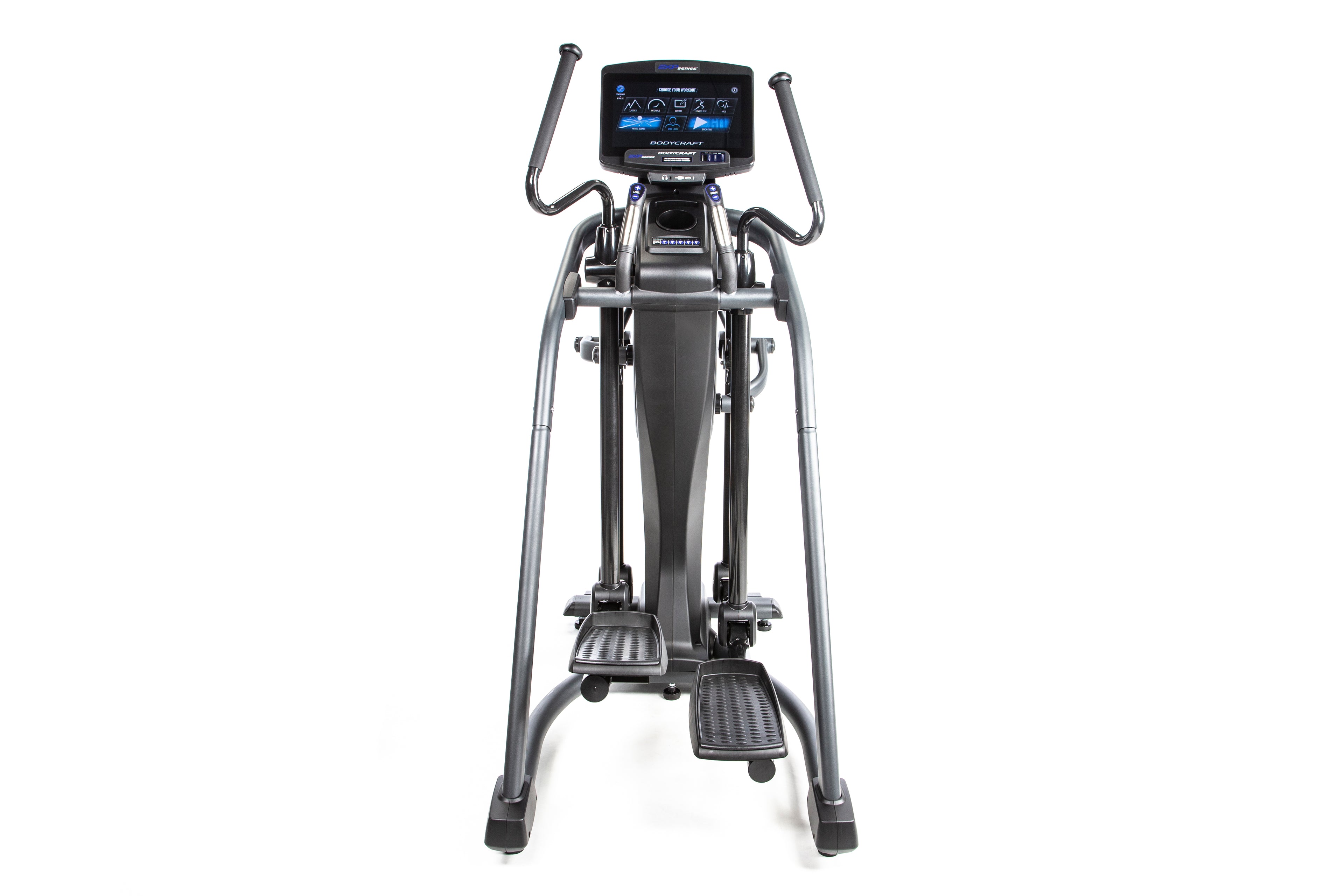 BODYCRAFT E 1200 Suspended Adjustable Stride Elliptical w/16" Touch Screen