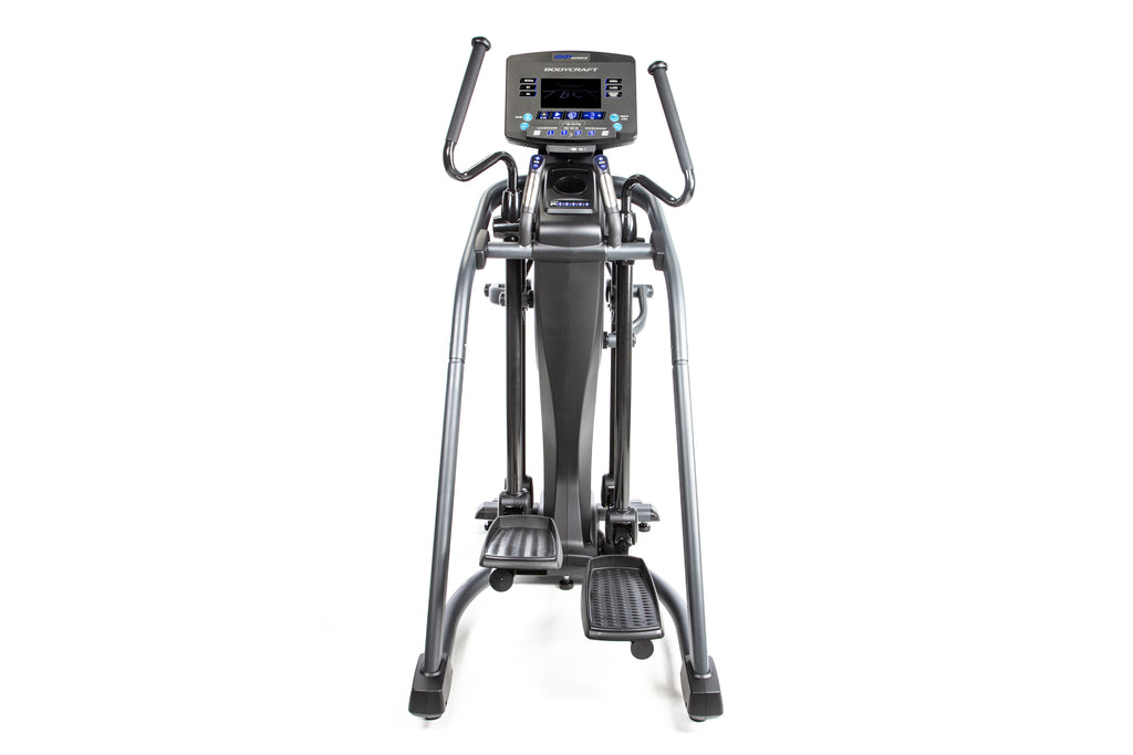 BODYCRAFT E1200 Suspended Adjustable Stride Elliptical w/9" LCD