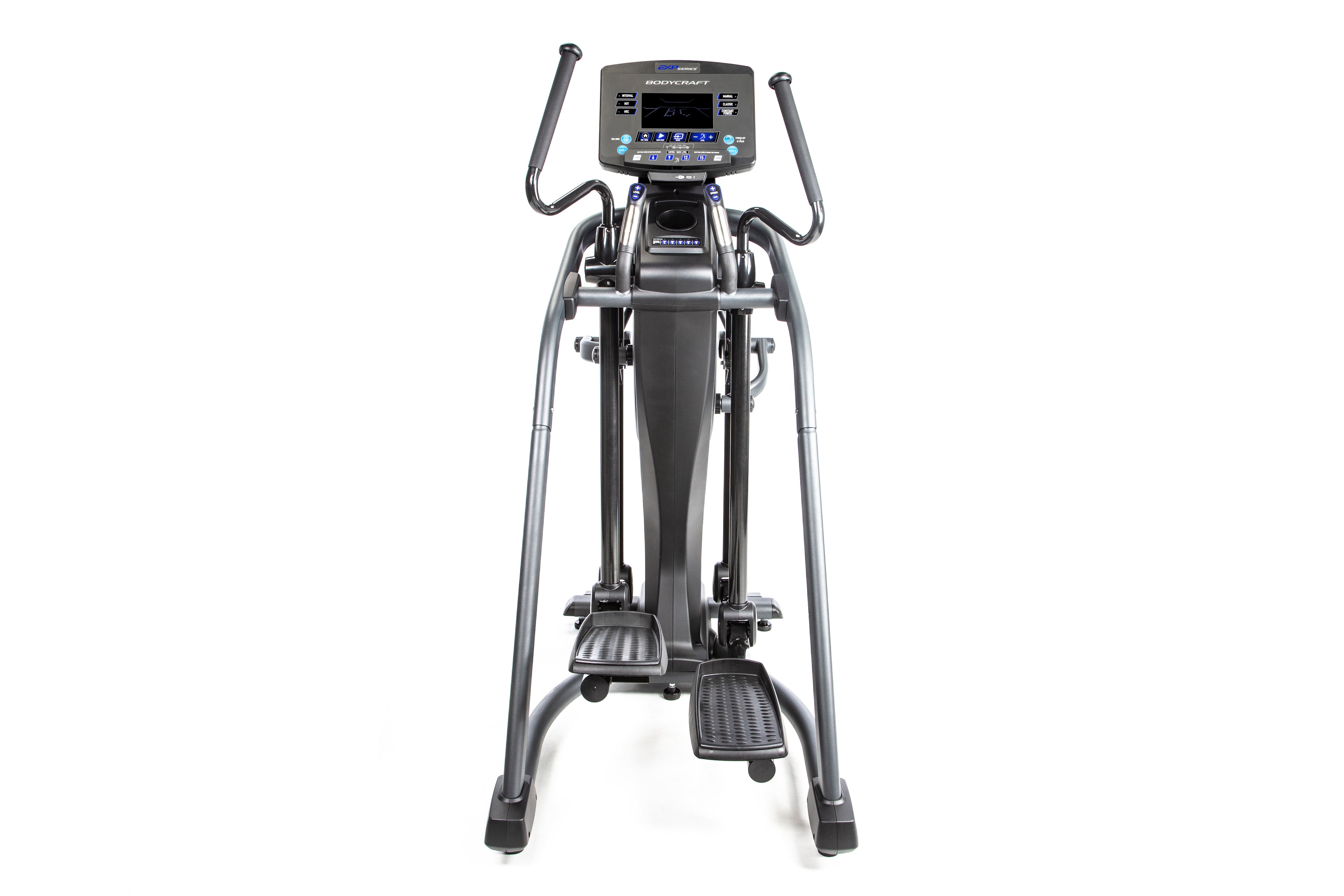 BODYCRAFT E1200 Suspended Adjustable Stride Elliptical w/9" LCD