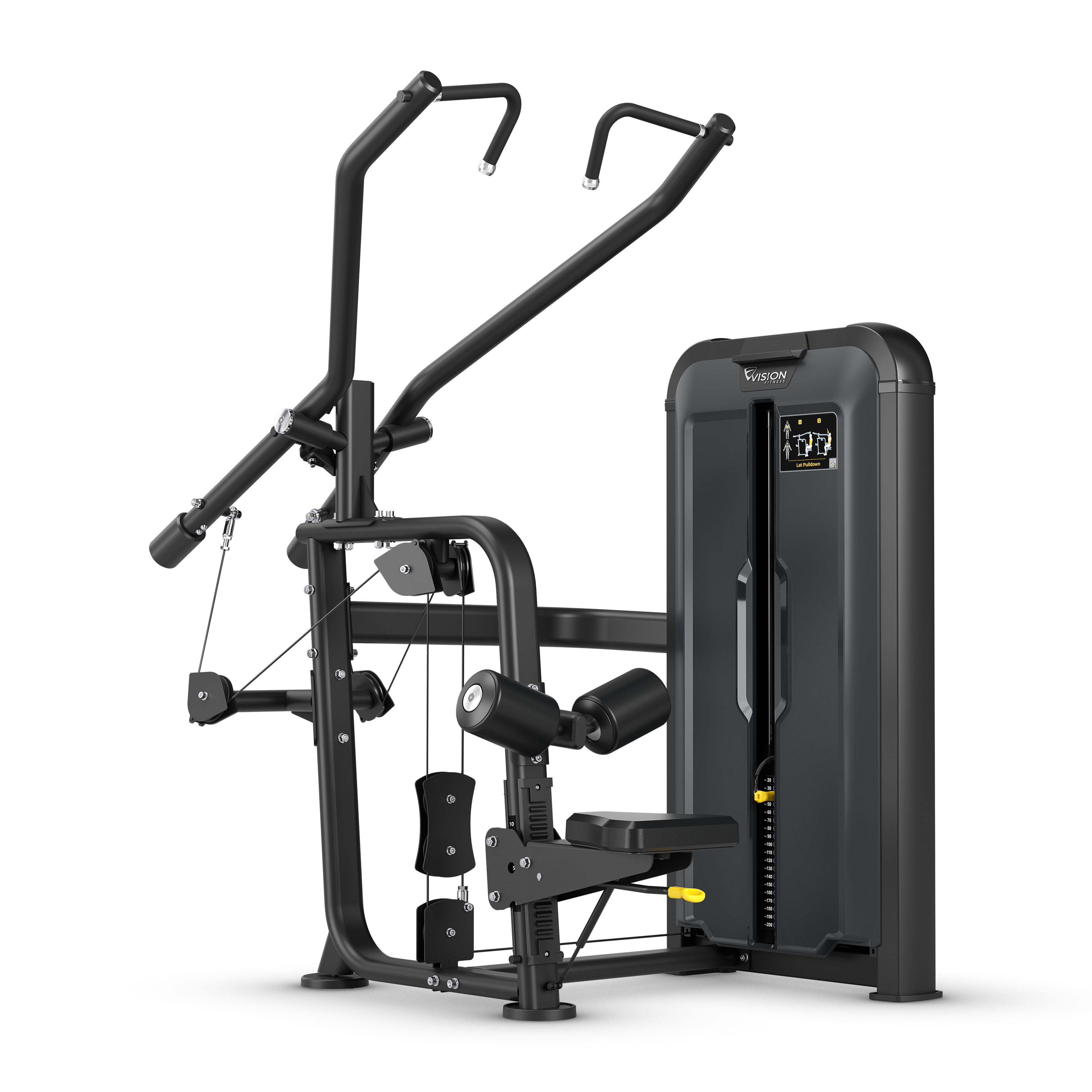 Vision V-KEY-SL-33-K1 Diverging Lat Pulldown with IW