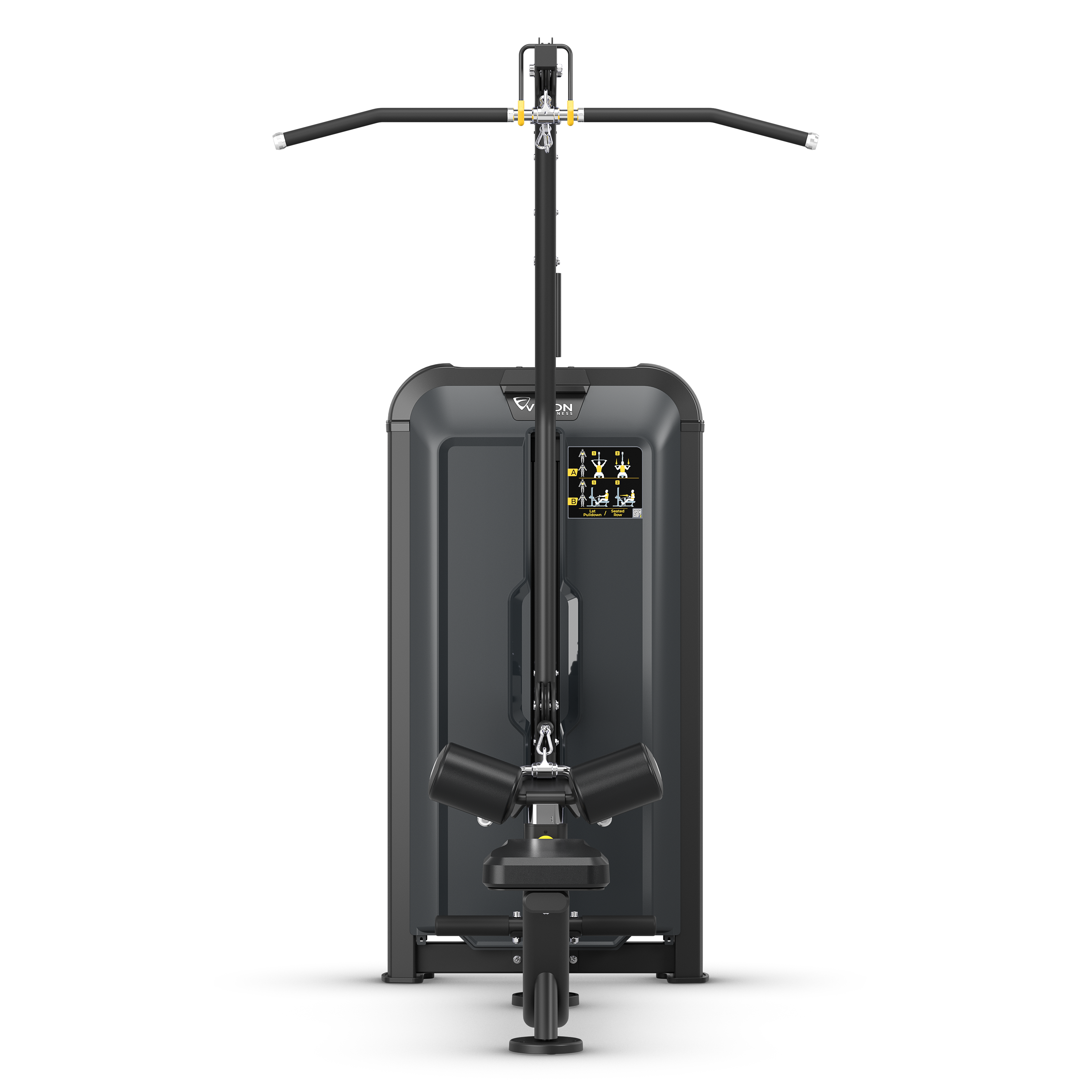 Vision V-KEY-SL-331-K1 Lat Pulldown / Seated Row (INCREMENTAL WEIGHT NOT AVAILABLE)