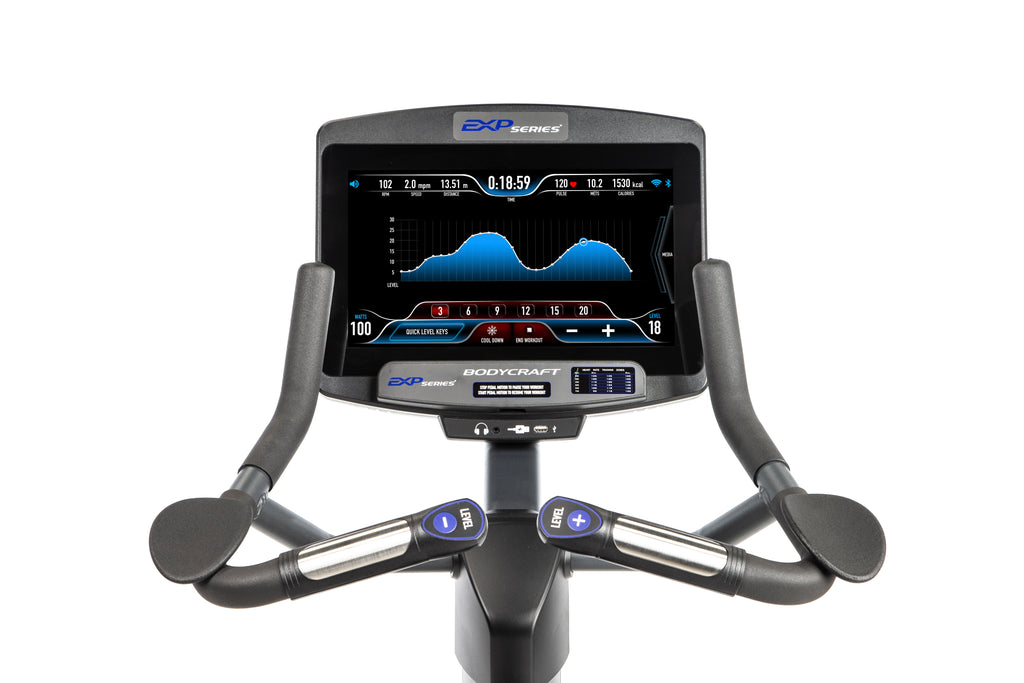BODYCRAFT U1000 Upright Bike w/16" Touch Screen
