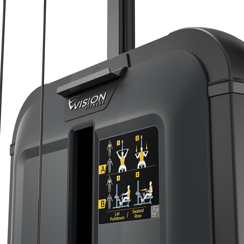 Vision V-KEY-SL-331-K1 Lat Pulldown / Seated Row (INCREMENTAL WEIGHT NOT AVAILABLE)