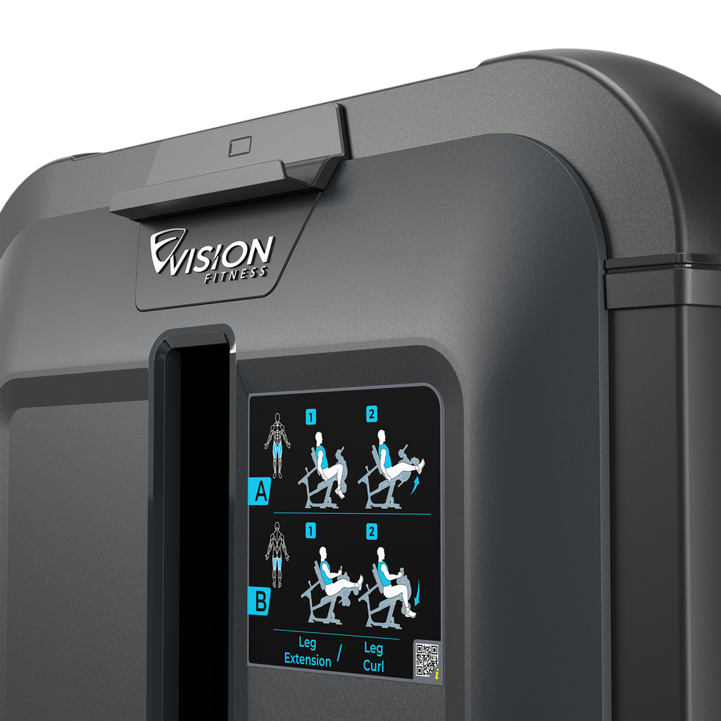 Vision V-KEY-SL-711-K1 Leg Extension / Leg Curl with IW