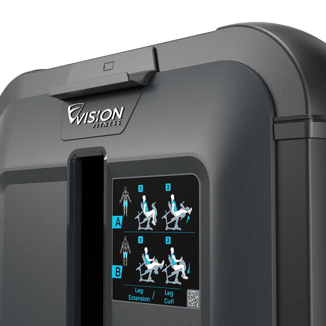 Vision V-KEY-SL-711-K1 Leg Extension / Leg Curl with IW