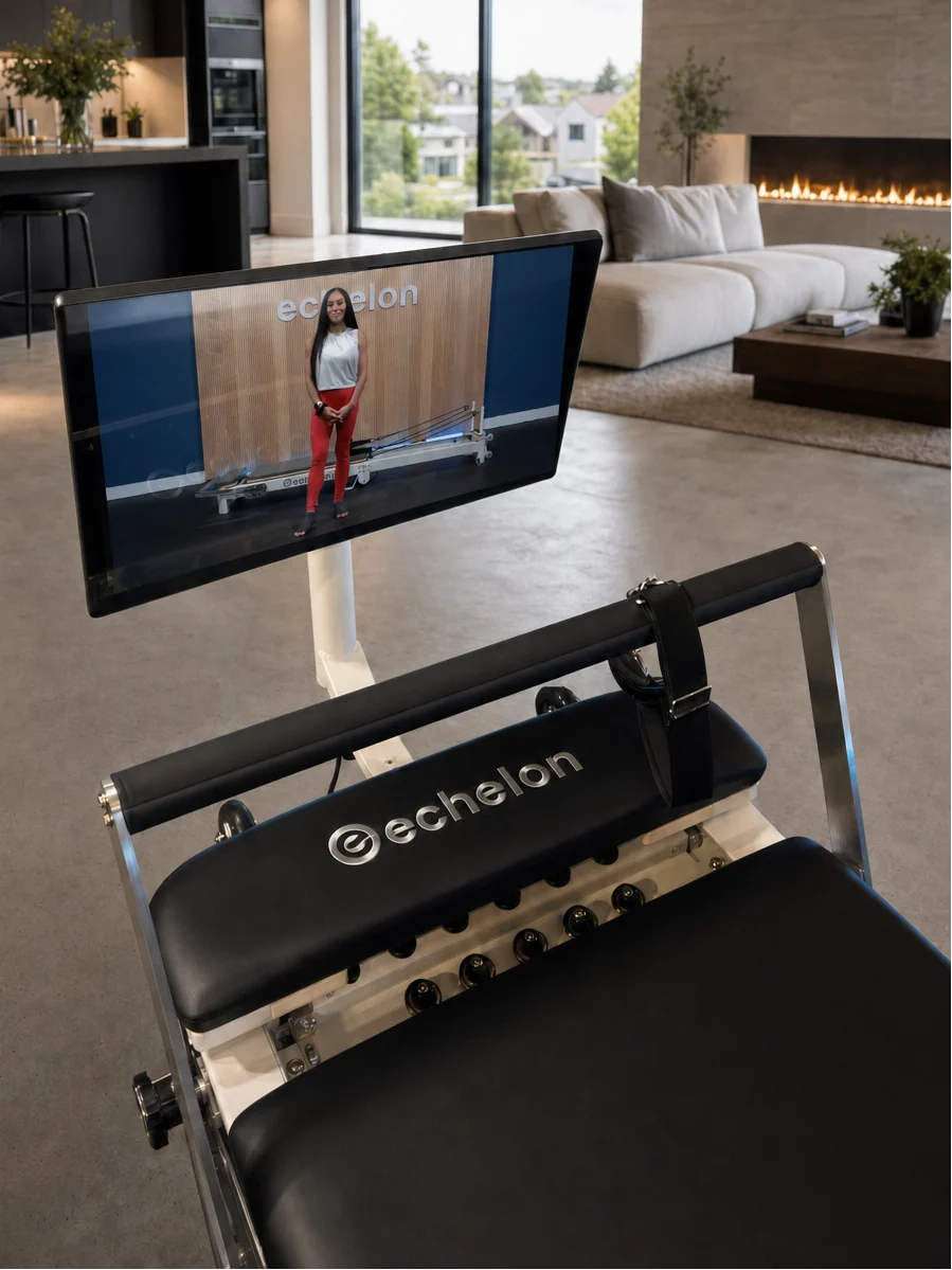 Echelon Pilates Smart Reformer 24" Touchscreen