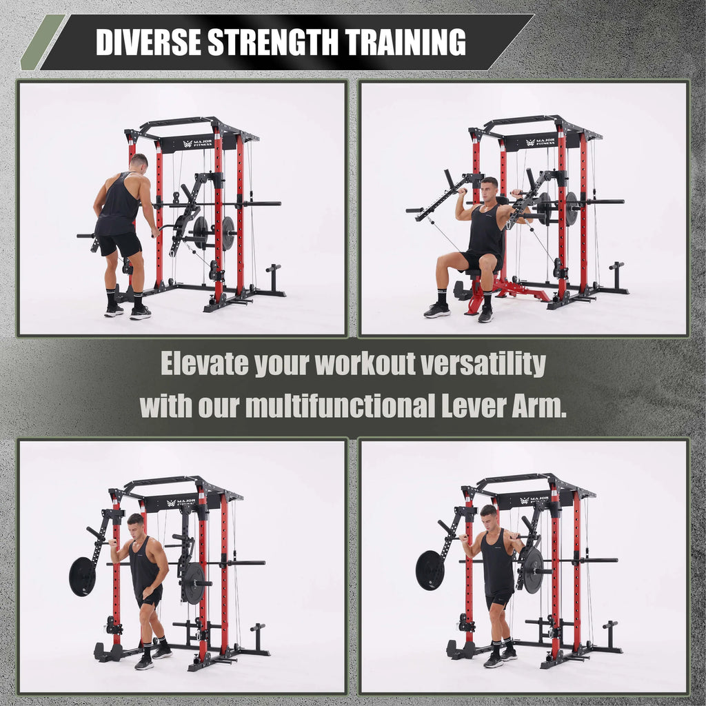 Major Fitness LA57 2×3′′ Lever Arms Black