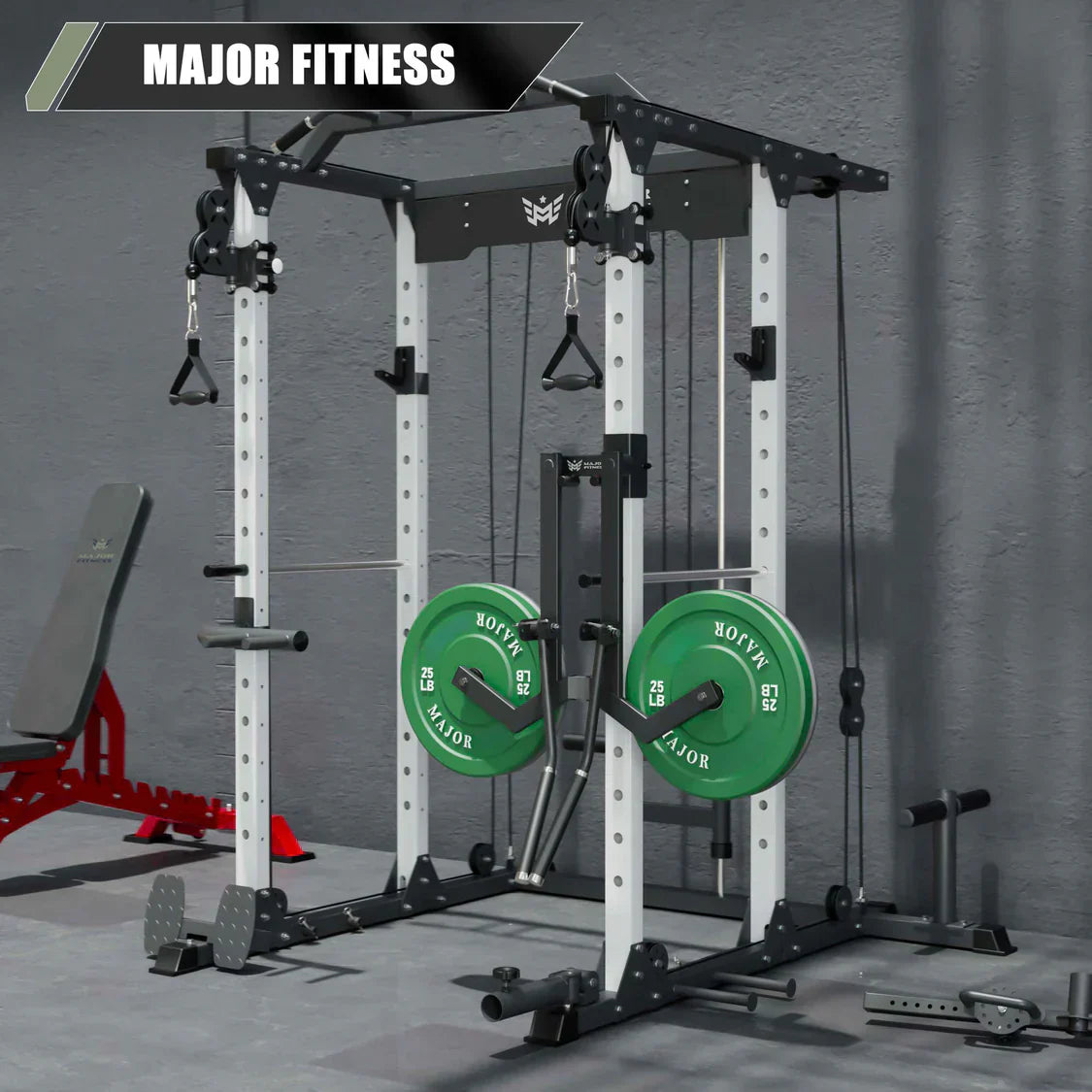 Major Fitness SLRA57 2×3′′ Shoulder Lateral Raise Attachment Black