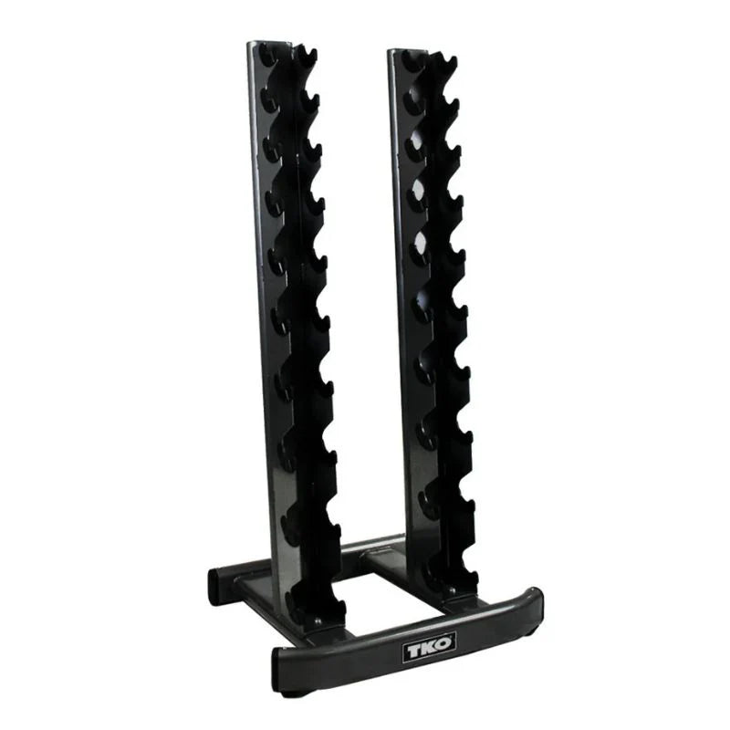 TKO 840VDR10-BK 10 Pair Vertical Dumbbell Rack