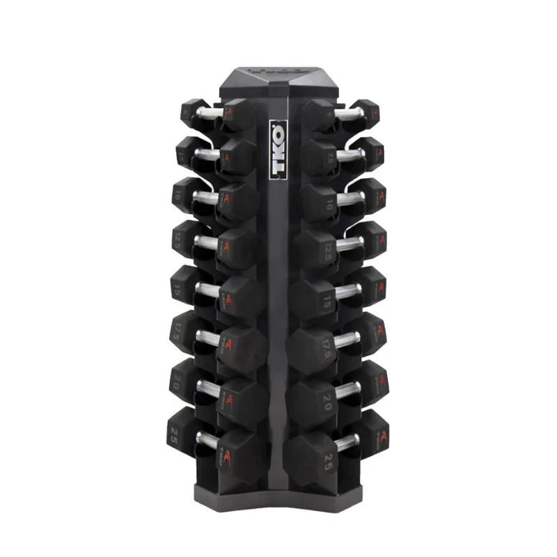 TKO 826VDR8-SM 8 Pair Vertical Dumbbell Rack