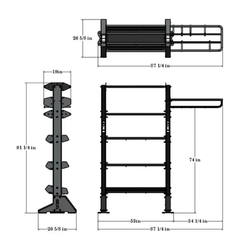 TKO DB-SMB-848 Single Storage Bay